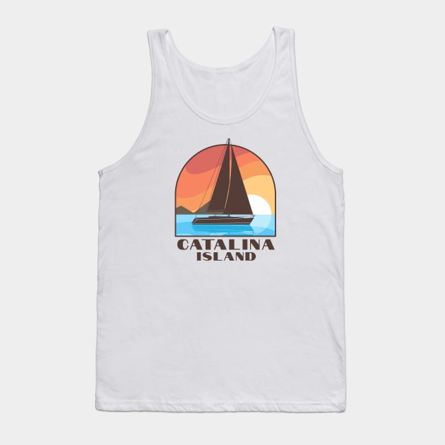 Catalina Island Tank Top by TravelBadge